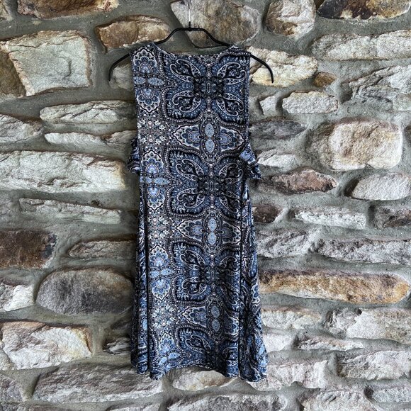 American Eagle Outfitters AEO Soft & Sexy, Dress, Cut-outs, Black Pink Paisley S - Picture 2 of 12